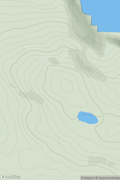 Thumbnail image for Crockalough (Cnoc an Locha) [North East Donegal] showing contour plot for surrounding peak